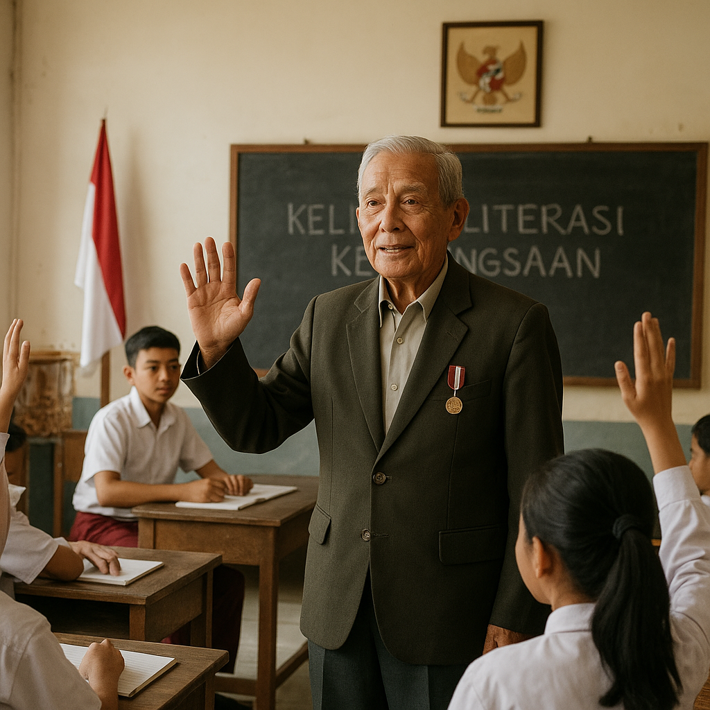 Sekolah di Yogyakarta Gelar 'Kelas Literasi Kebangsaan' deng...