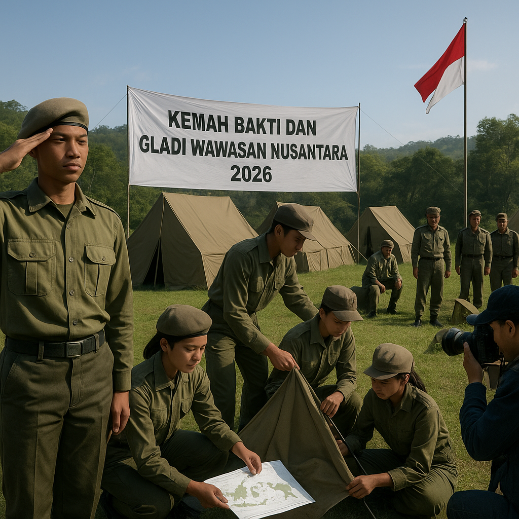 Resimen Mahasiswa Se-Indonesia Gelar Kemah Bakti dan Gladi W...