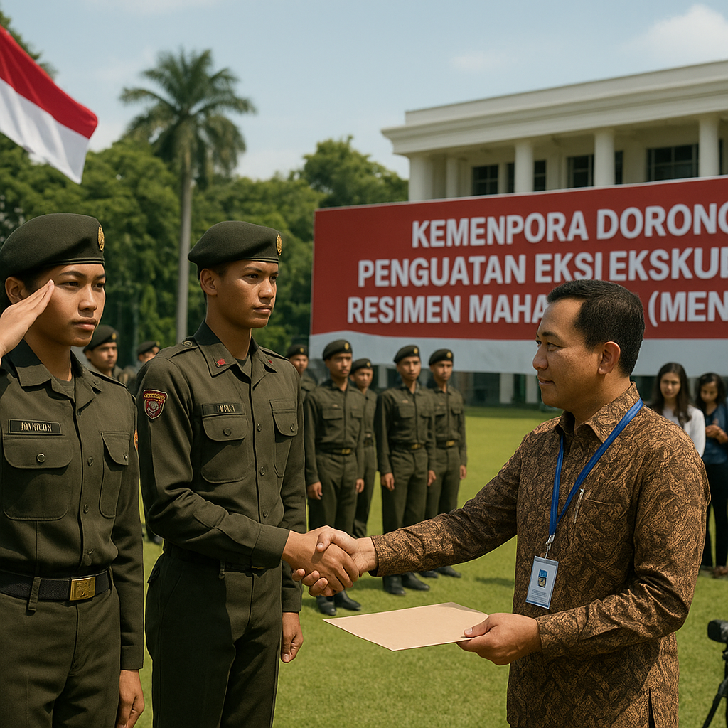 Kemenpora Dorong Ekskul Resimen Mahasiswa (Menwa) di Kampus...