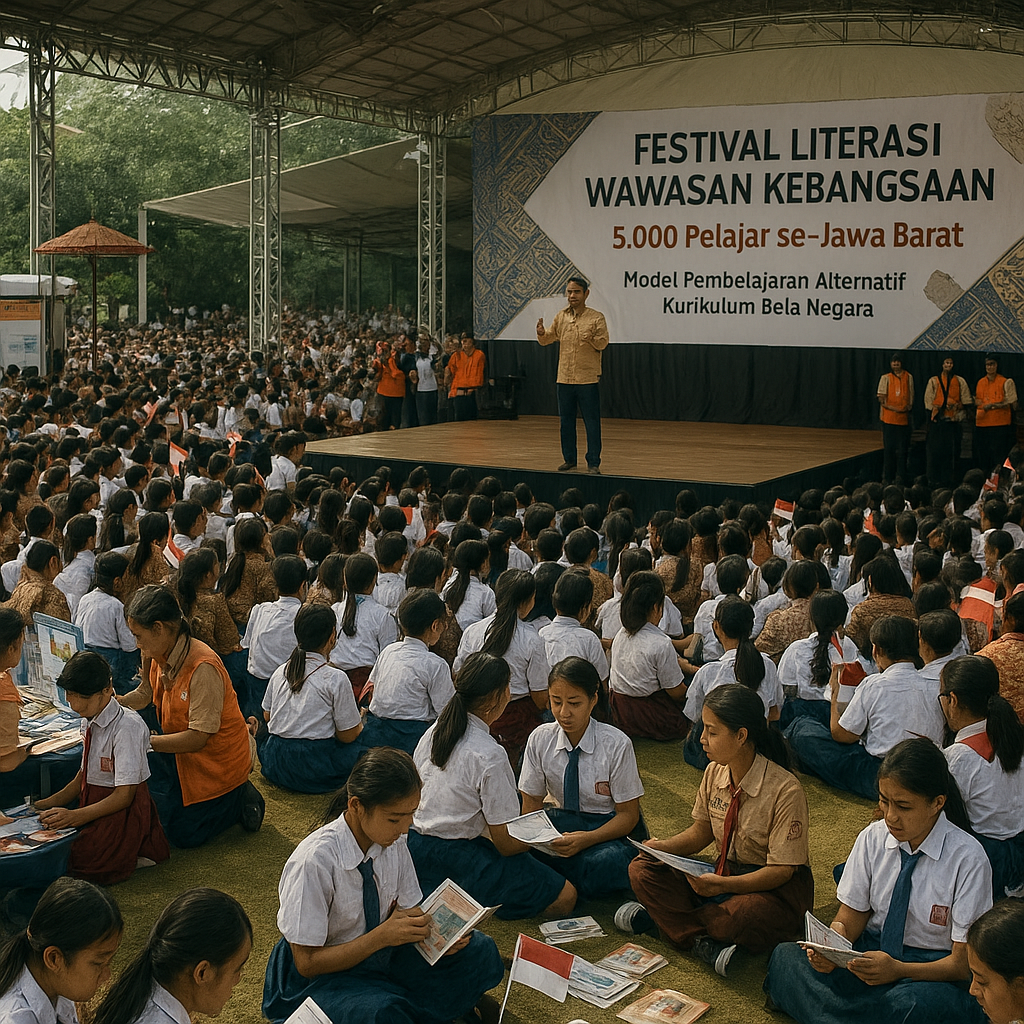 Festival Literasi Wawasan Kebangsaan Digelar untuk 5.000 Pel...