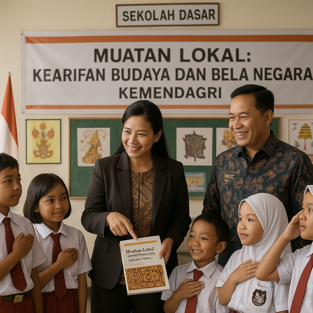 Kemendagri Dorong Muatan Lokal "Kearifan Budaya dan Bela Neg...