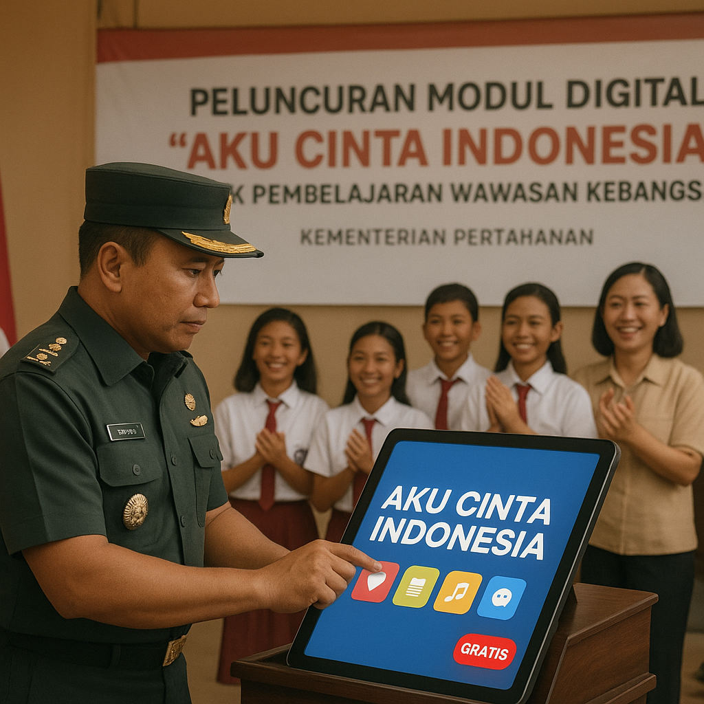 Kemhan Luncurkan Modul Digital 'Aku Cinta Indonesia' untuk P...