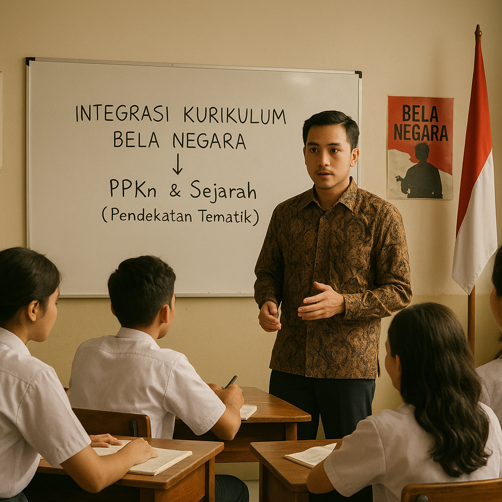Kurikulum Bela Negara Diintegrasikan ke Mata Pelajaran PPKn...