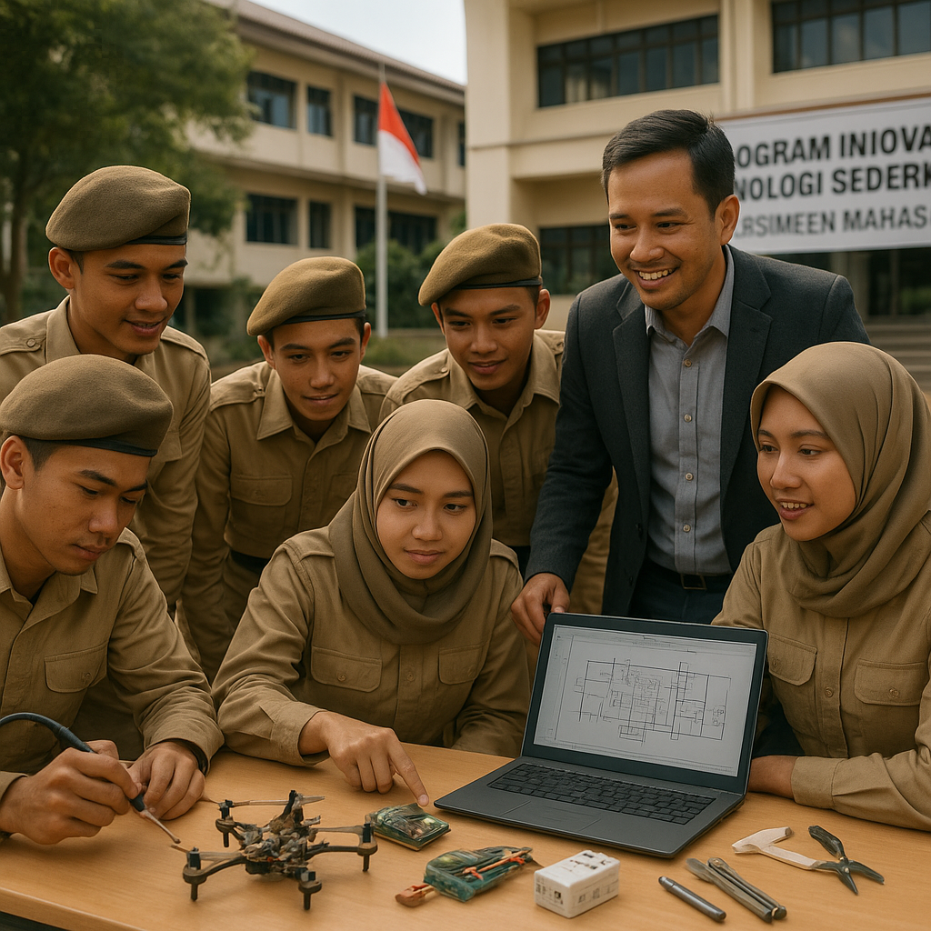 Resimen Mahasiswa Ditantang Kembangkan Teknologi Sederhana u...