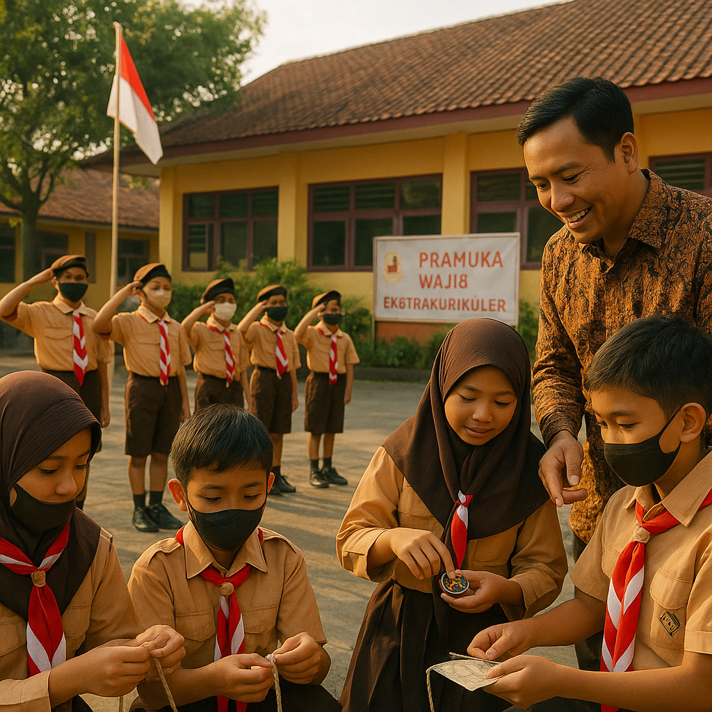 Kegiatan Pramuka Wajib Masuk Ekstrakurikuler untuk Perkuat P...