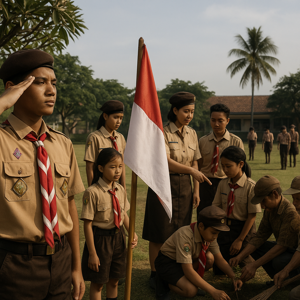 Revitalisasi Pramuka sebagai Wadah Pendidikan Karakter dan B...