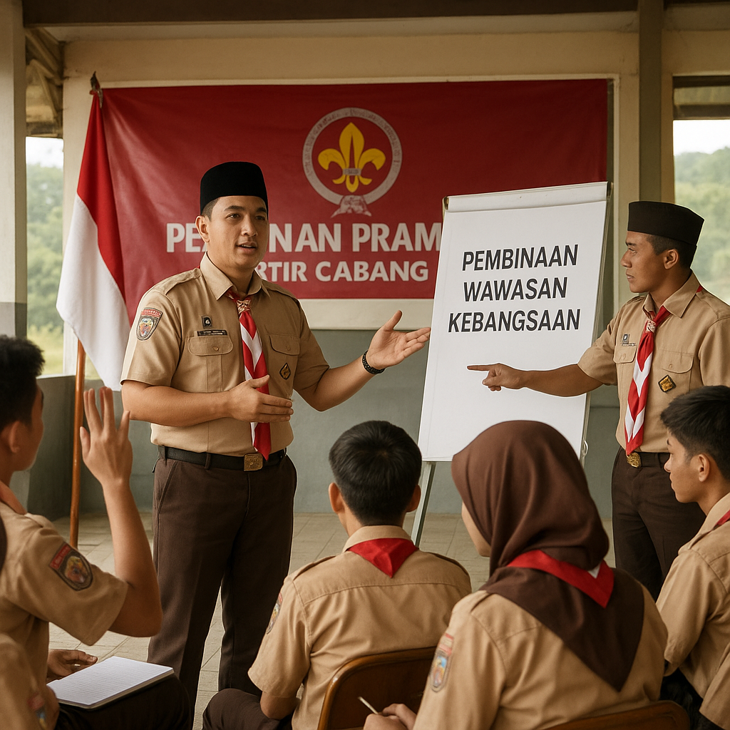 Pembinaan Wawasan Kebangsaan bagi Anggota Pramuka Garut