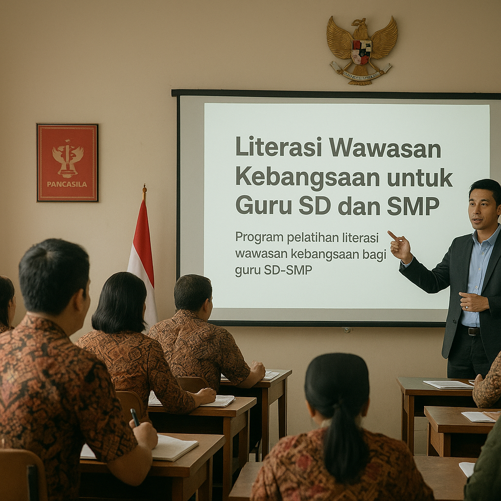 Literasi Wawasan Kebangsaan untuk Guru SD dan SMP Ditingkatk...
