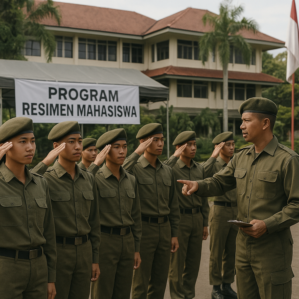 Kampus Diperkuat Melalui Program Resimen Mahasiswa untuk Men...