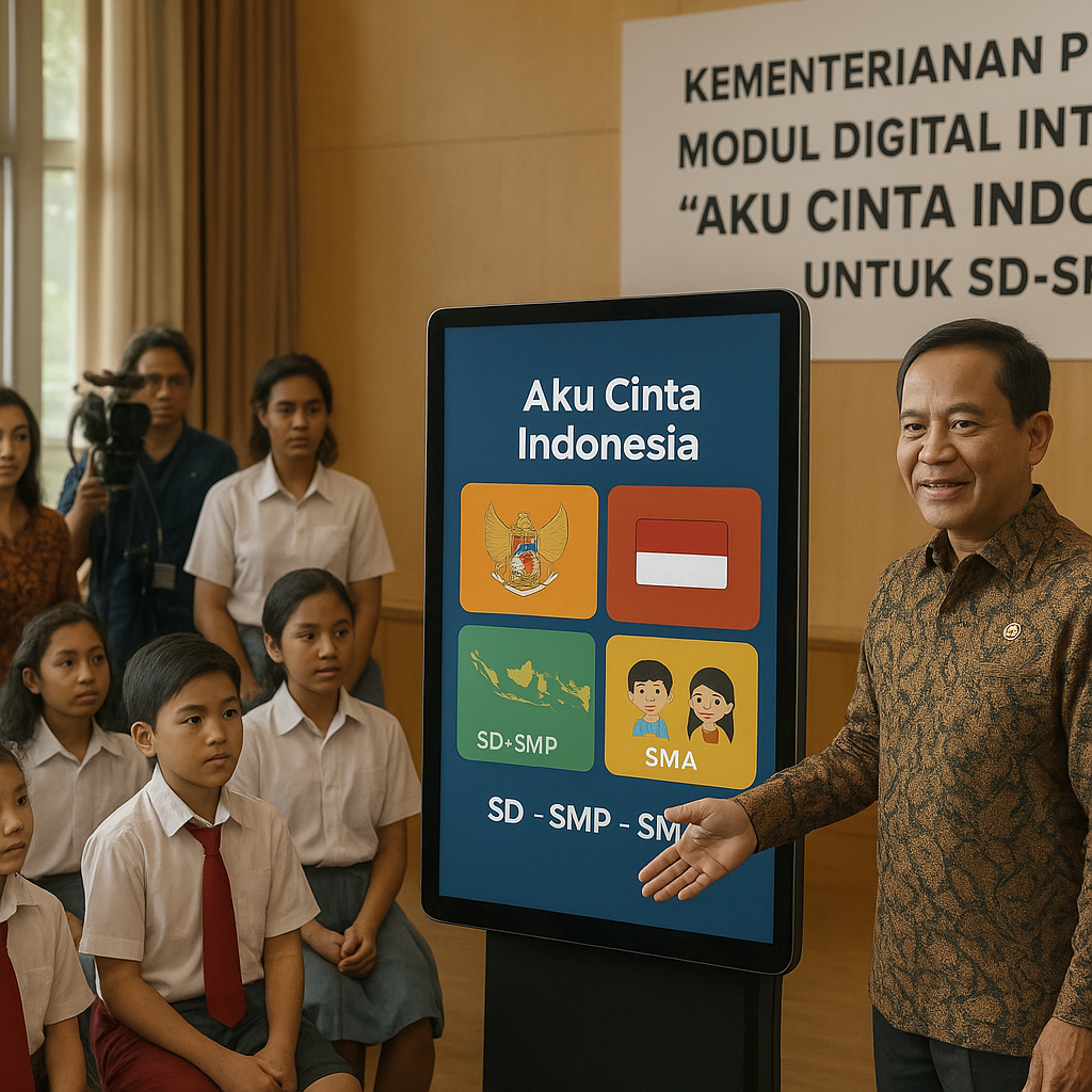 Pemerintah Perkenalkan Modul Digital Interaktif 'Aku Cinta I...
