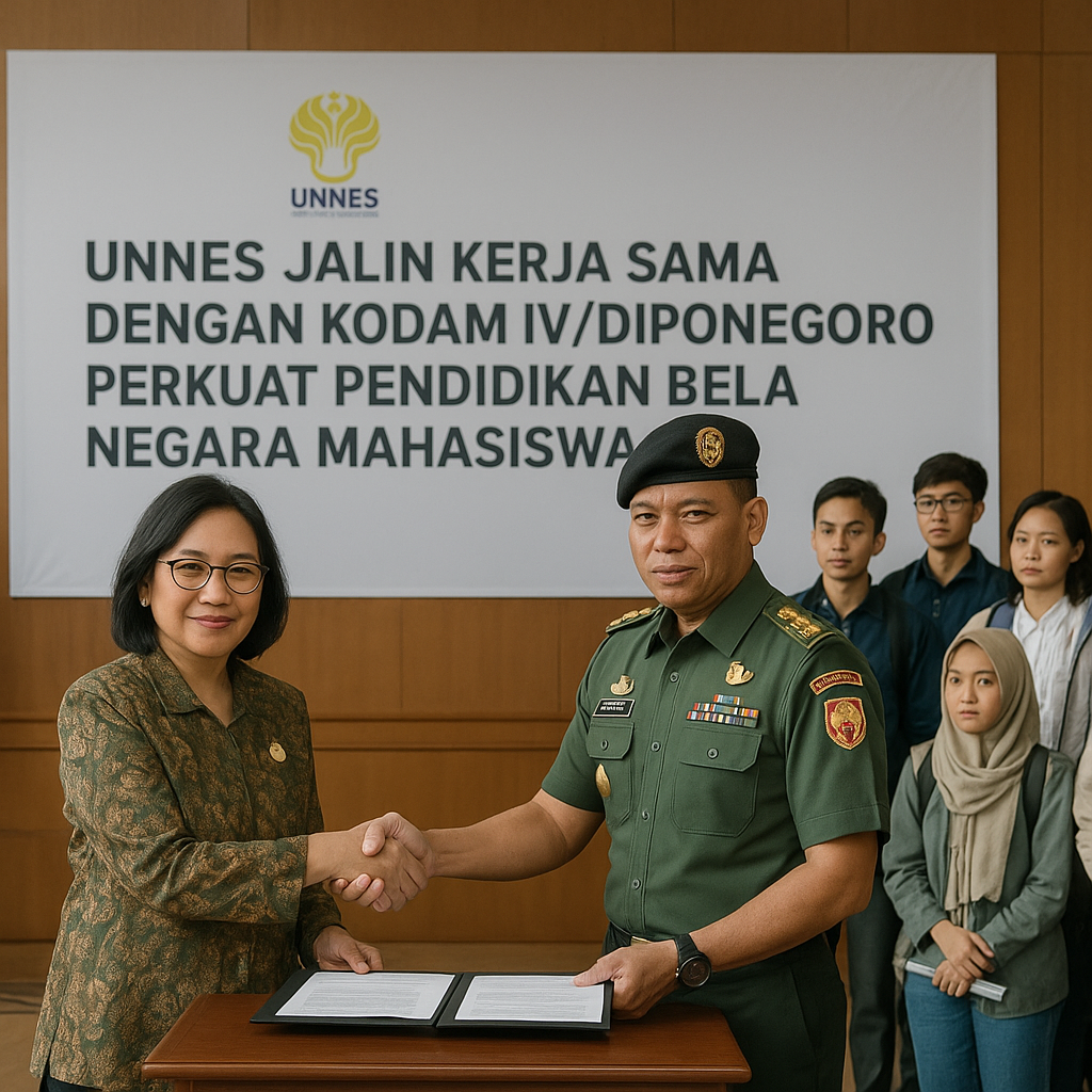 Unnes Jalin Kerja Sama dengan Kodam IV/Diponegoro Perkuat Pe...