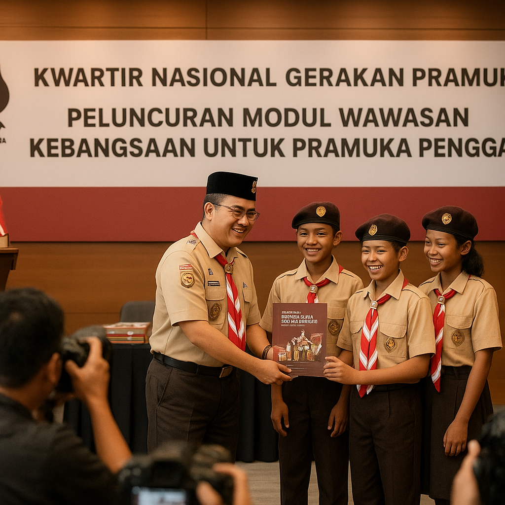 Kwartir Nasional Gerakan Pramuka Luncurkan Modul Khusus Pram...