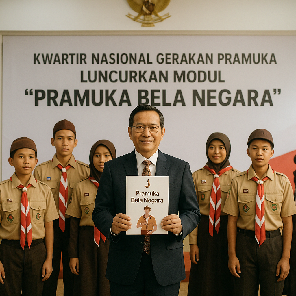 Kwartir Nasional Gerakan Pramuka Luncurkan Modul 'Pramuka Be...