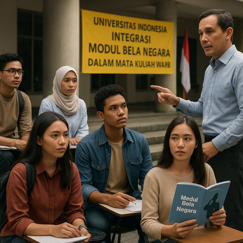 Universitas Indonesia Mengintegrasikan Modul Bela Negara dal...