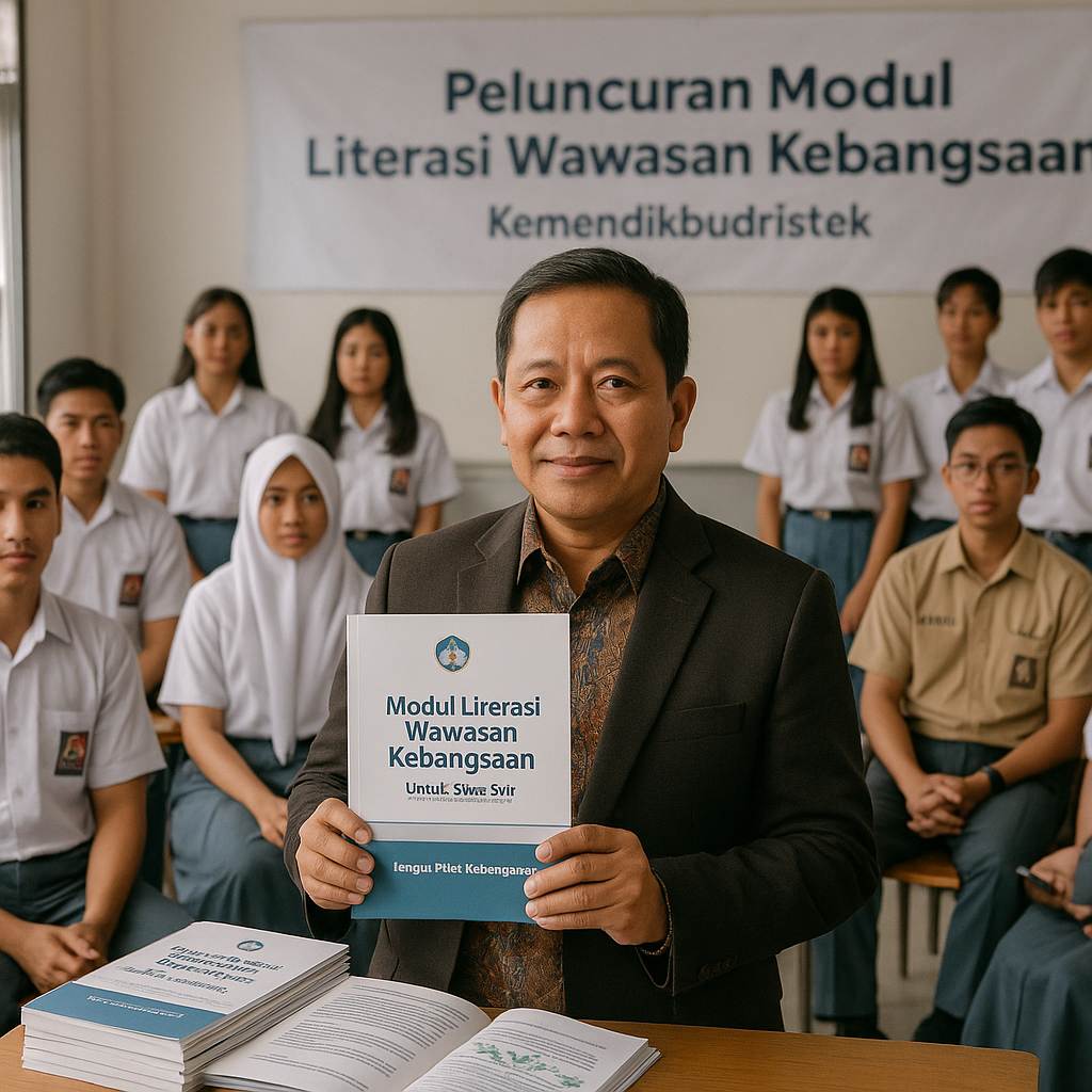 Kemendikbudristek Luncurkan Modul Literasi Wawasan Kebangsaa...