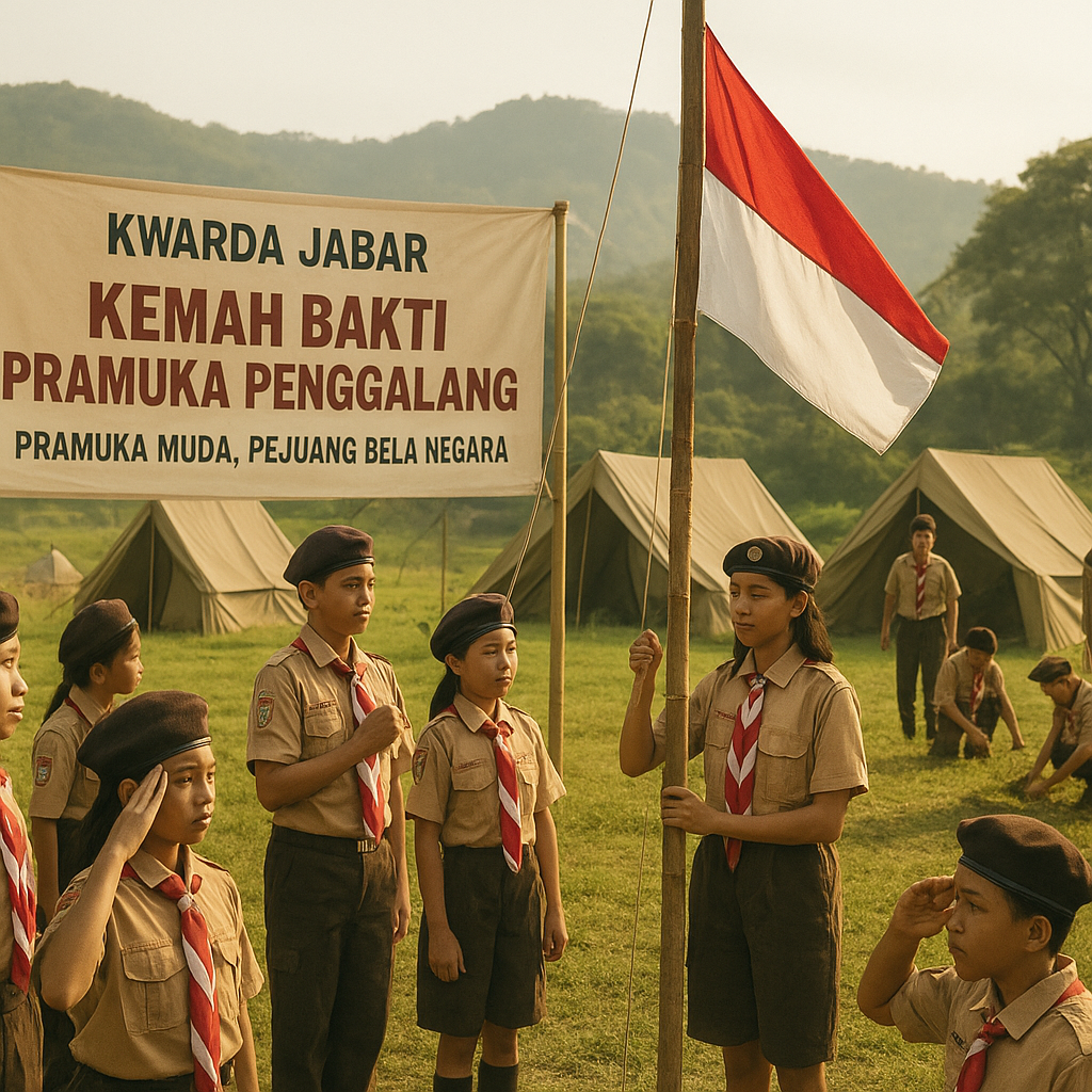 Kwarda Jabar Gelar Kemah Bakti Pramuka Penggalang Bertema Be...