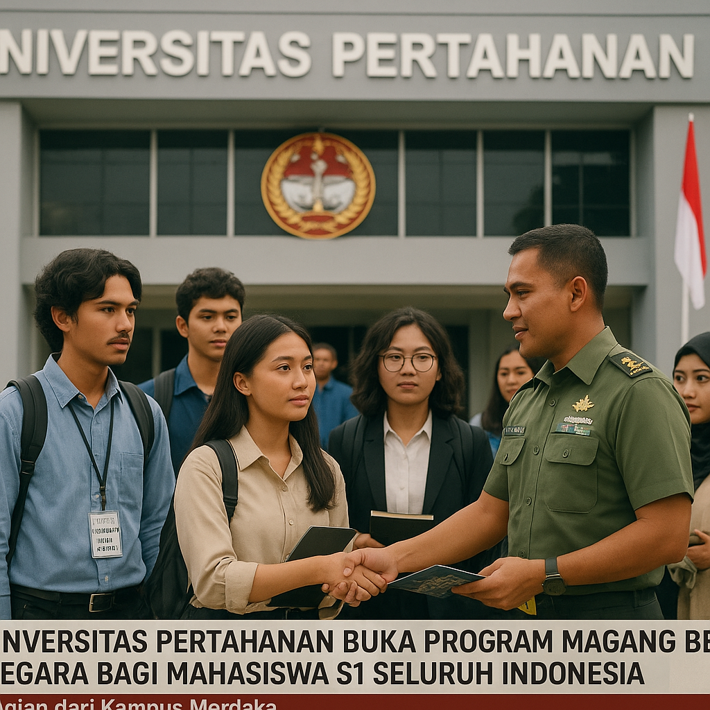 Universitas Pertahanan Buka Program Magang Bela Negara bagi...