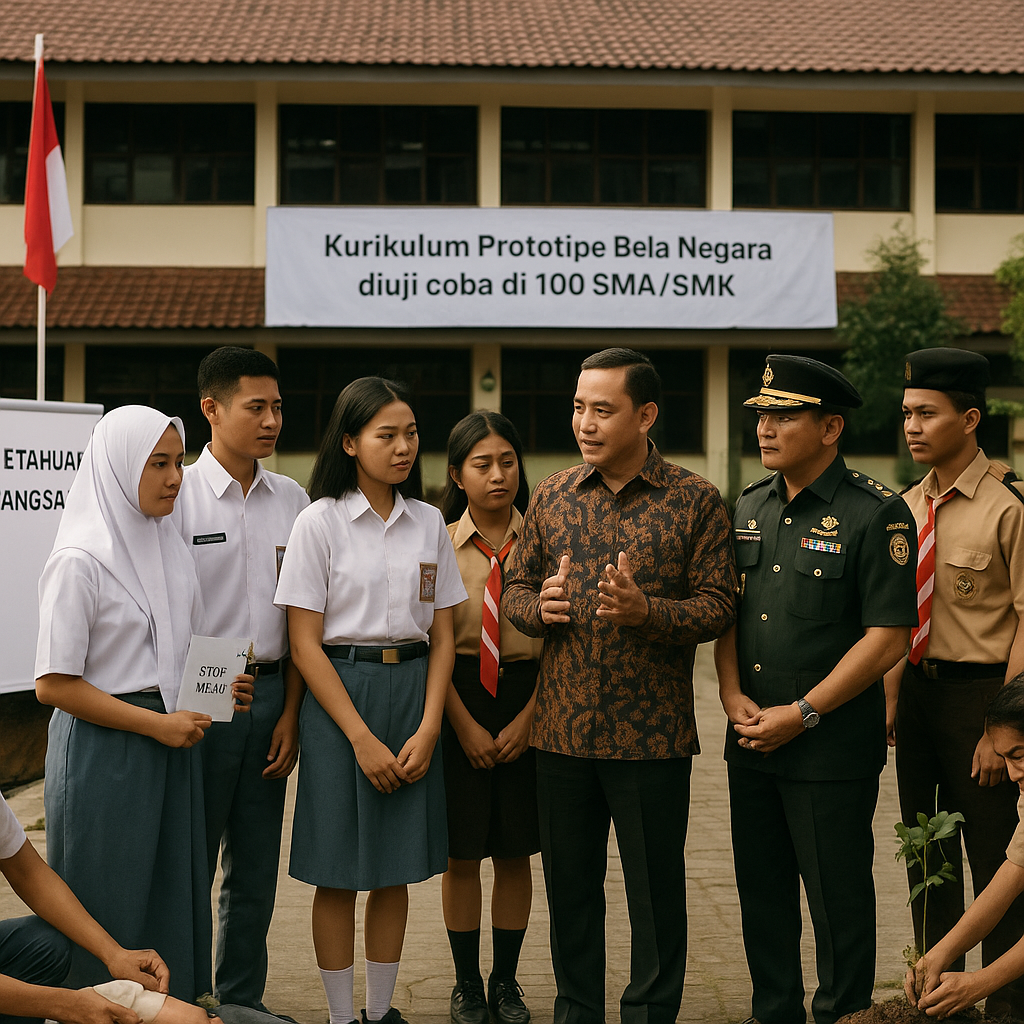 Kurikulum Prototipe Bela Negara Diuji Coba di 100 SMA/SMK se...