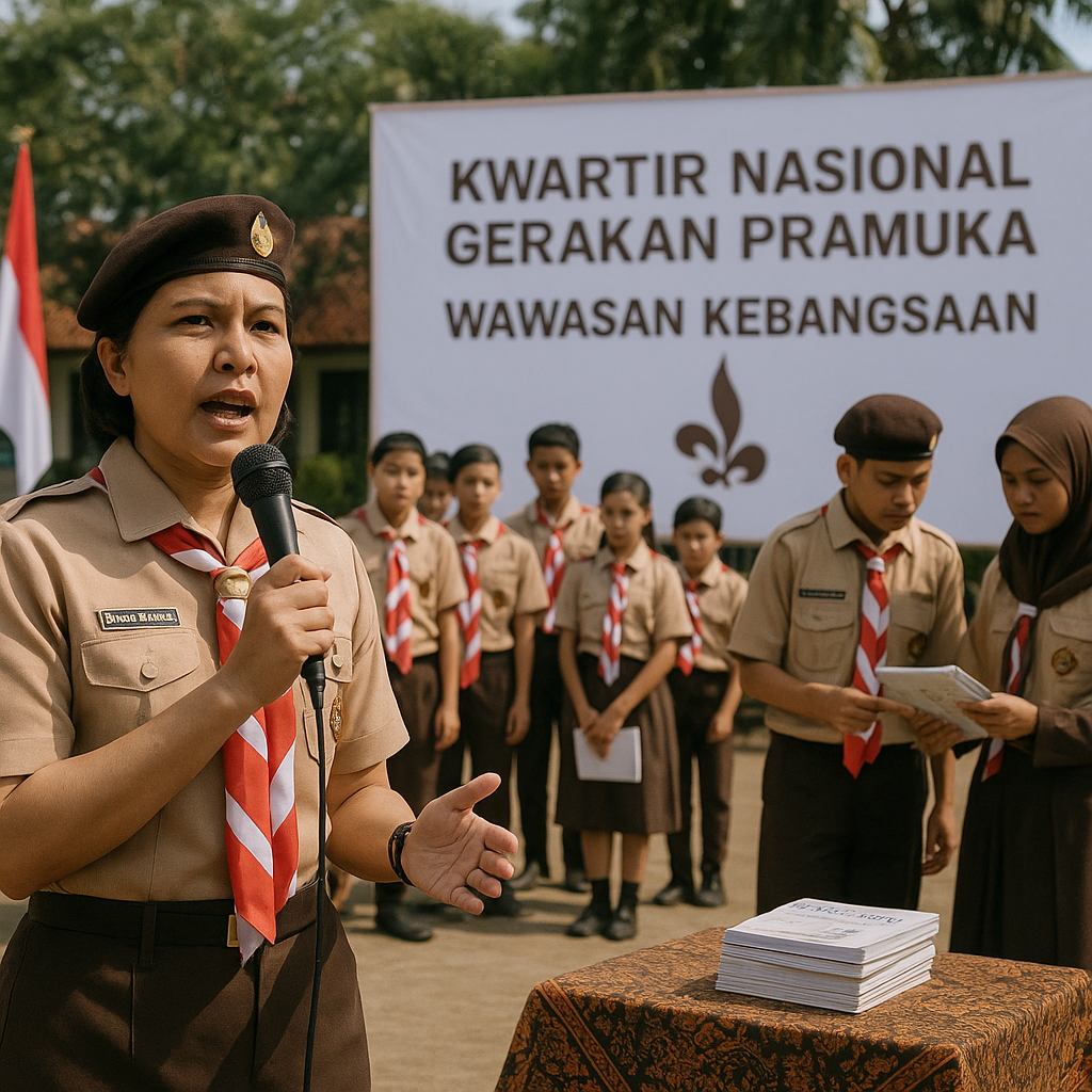 Kwartir Nasional Gerakan Pramuka Perkuat Materi Wawasan Keba...