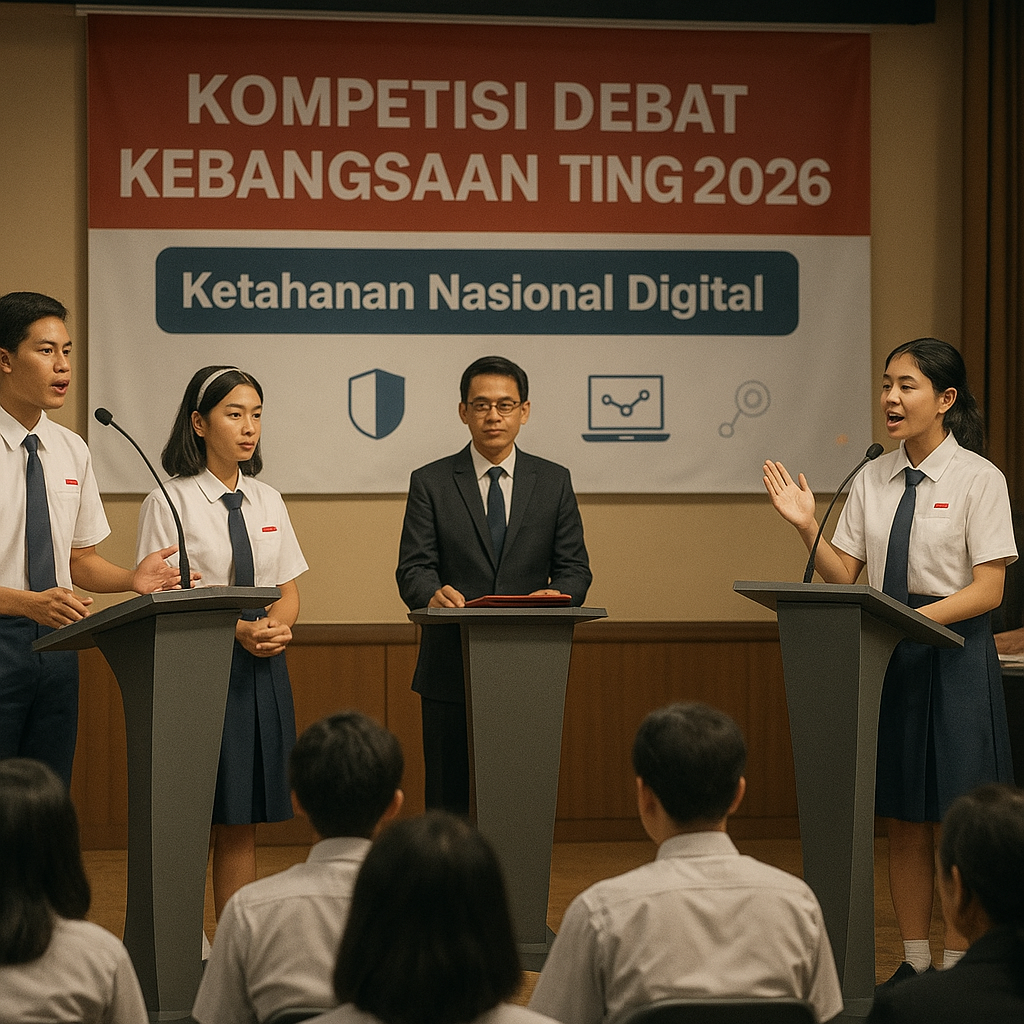 Kompetisi Debat Kebangsaan Tingkat SMA 2026 Fokus pada Isu K...