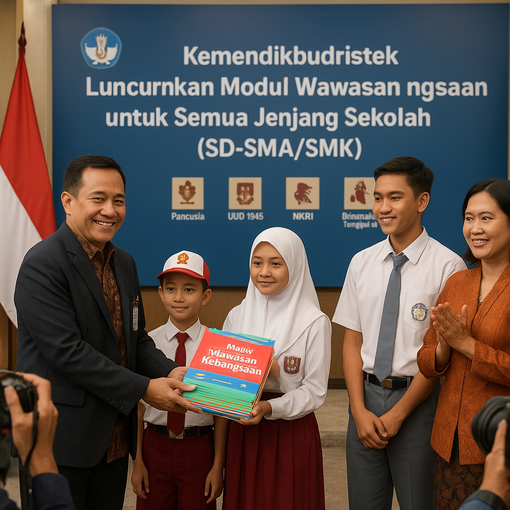 Kemendikbudristek Luncurkan Modul Wawasan Kebangsaan untuk S...