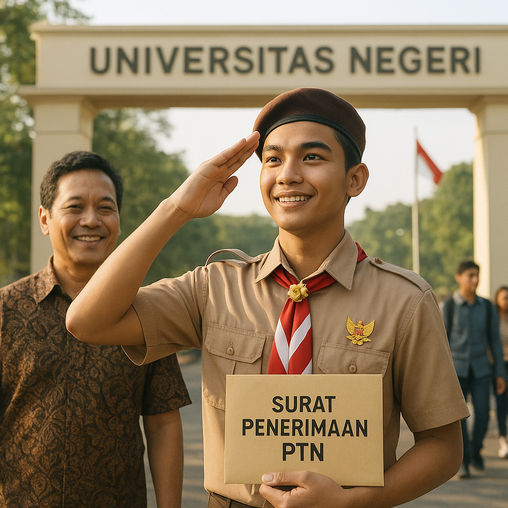 Pramuka Garuda Jadi Syarat Masuk PTN, Kemendikbudristek: Wuj...
