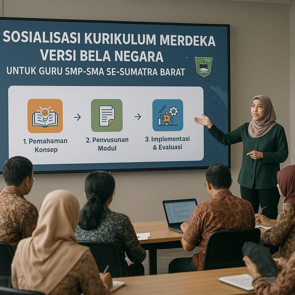 Sosialisasi Kurikulum Merdeka Versi Bela Negara untuk Guru S...