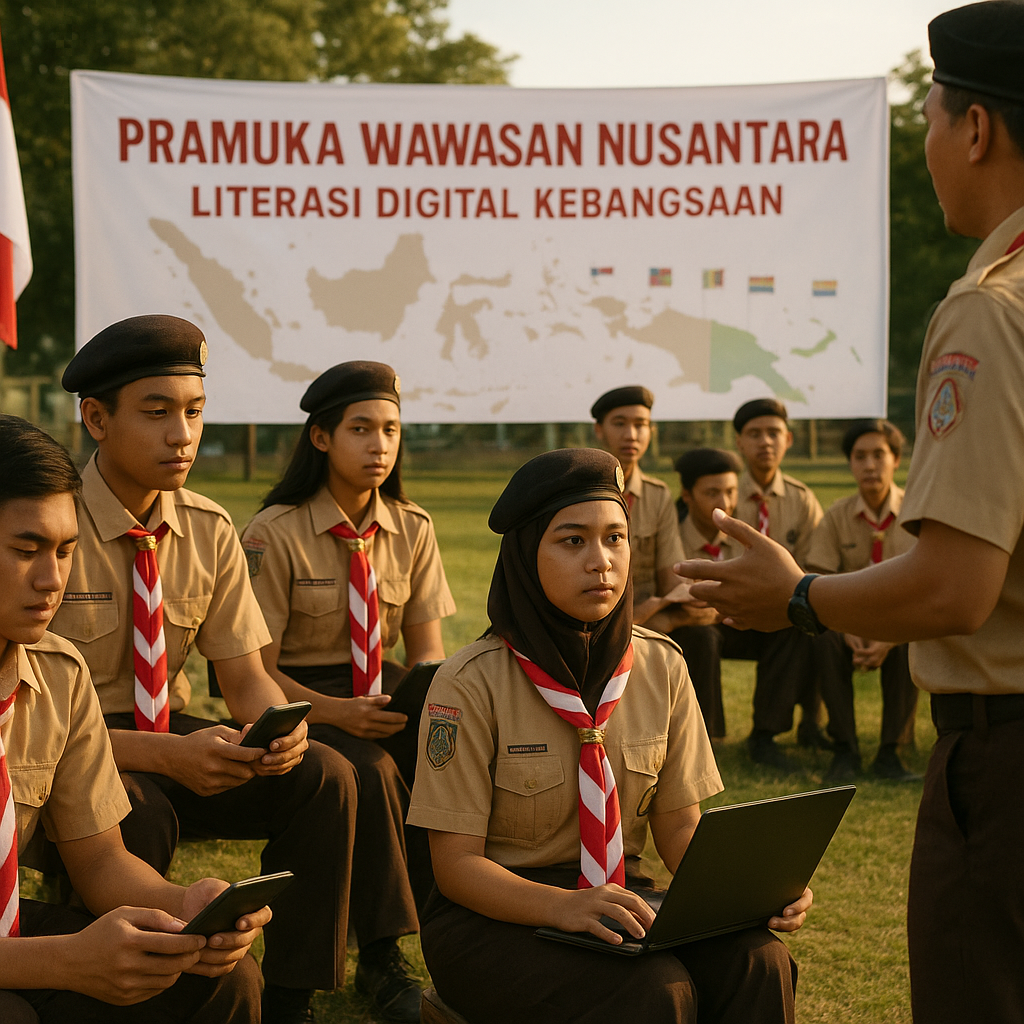 Kegiatan 'Pramuka Wawasan Nusantara' Digelar Serentak di 33...