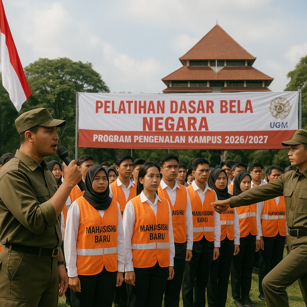 Univeritas Gadjah Mada Gelar Pelatihan Dasar Bela Negara bag...