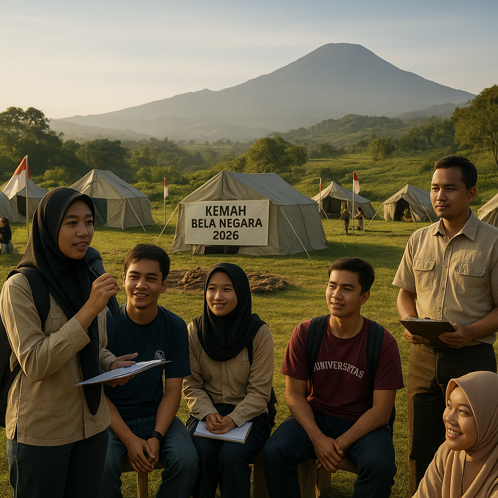 Kemah Bela Negara 2026 di Garut Libatkan 183 Pelajar dan Mah...