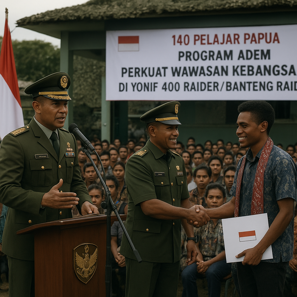 140 Pelajar Papua Program ADEM Perkuat Wawasan Kebangsaan di...