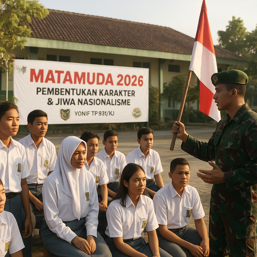 MATAMUDA 2026 Jadi Momentum Pembentukan Karakter, Yonif TP 9...