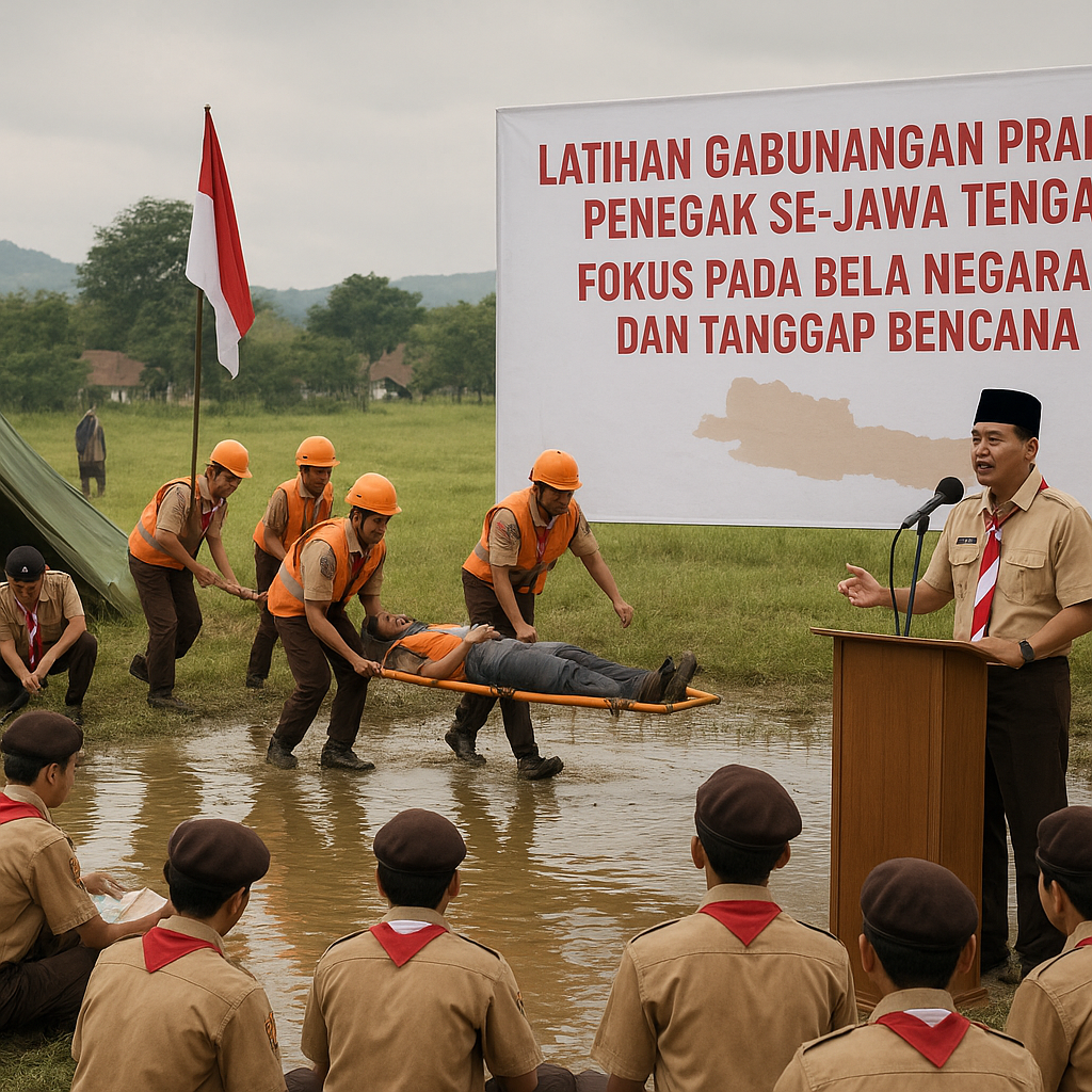 Latihan Gabungan Pramuka Penegak se-Jawa Tengah Fokus pada B...