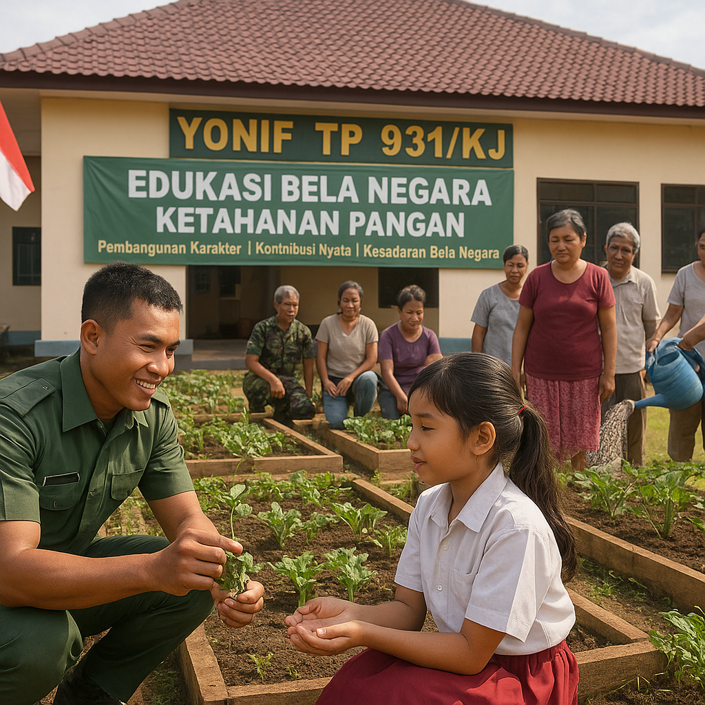 Edukasi Bela Negara Dikemas Menarik Lewat Ketahanan Pangan d...
