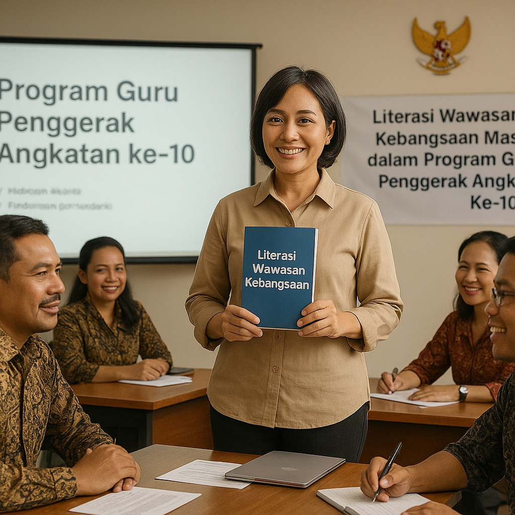 Literasi Wawasan Kebangsaan Masuk dalam Program Guru Pengger...