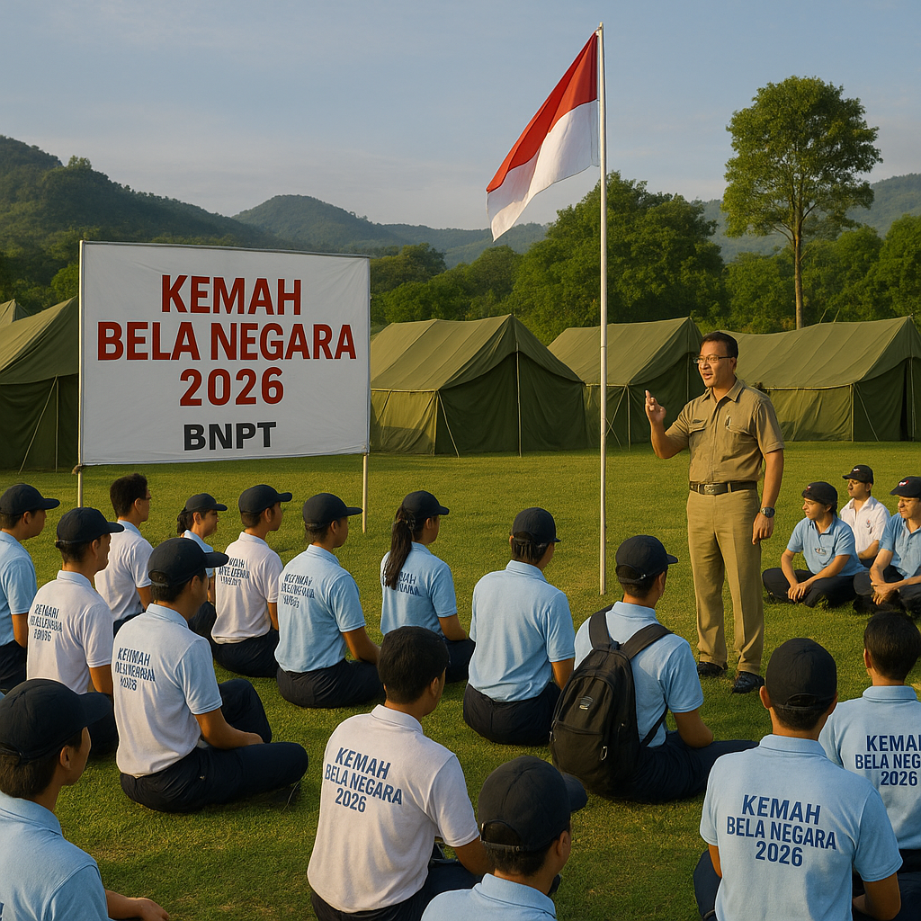 183 Pelajar dan Mahasiswa Garut Digembleng dalam Kemah Bela...