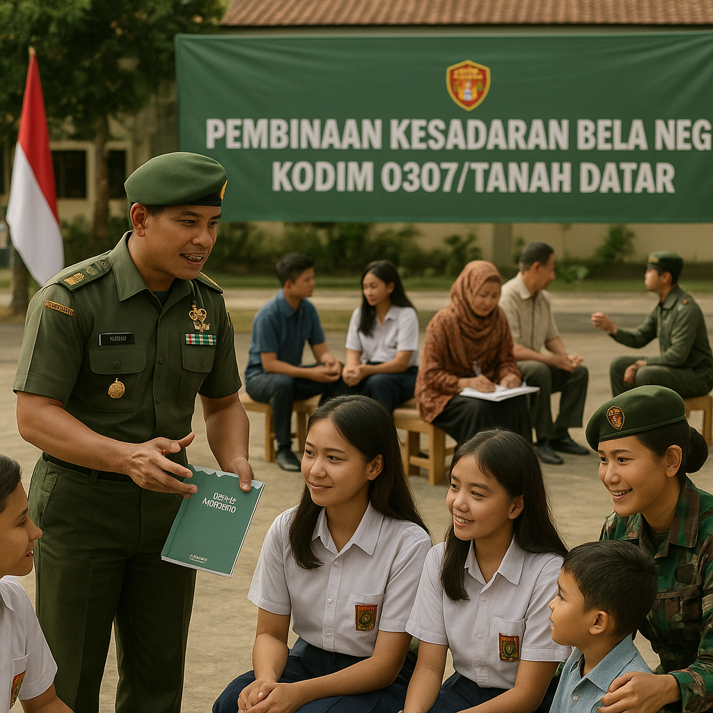 Pembinaan Kesadaran Bela Negara Kodim 0307/TD Fokus pada Gen...