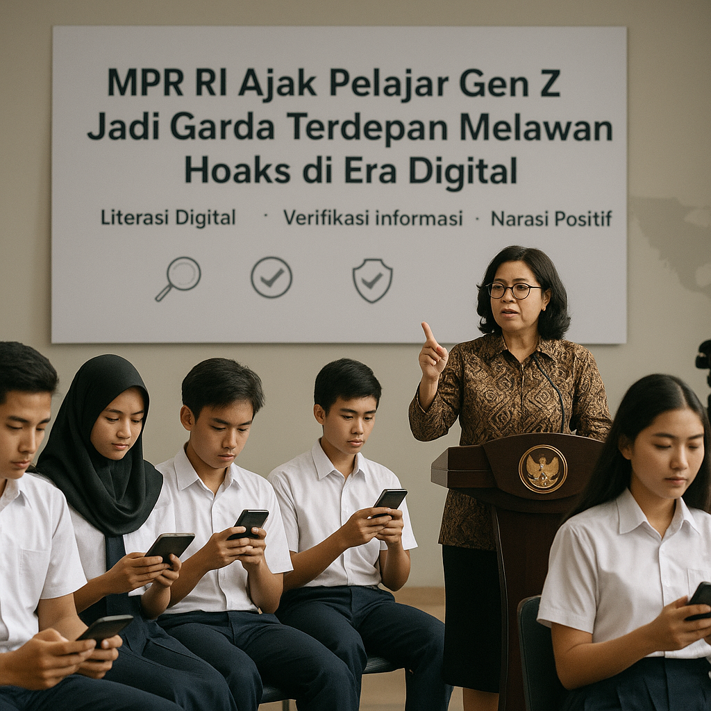 MPR RI Ajak Pelajar Gen Z Jadi Garda Terdepan Melawan Hoaks...