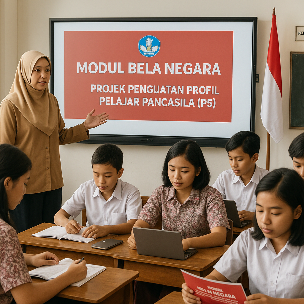Kemendikbudristek Integrasikan Modul Bela Negara ke dalam Pr...