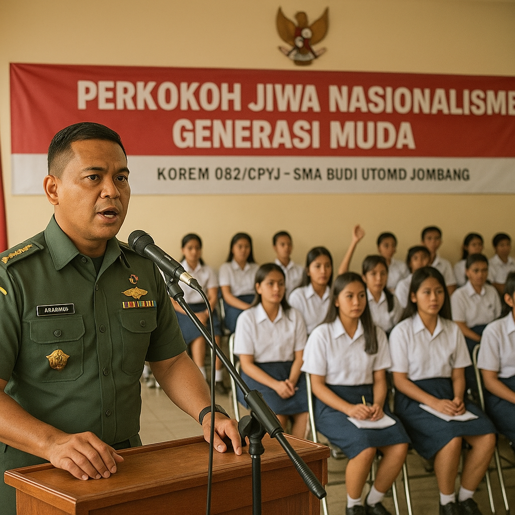 Perkokoh Jiwa Nasionalisme Generasi Muda, Korem 082/CPYJ Ber...