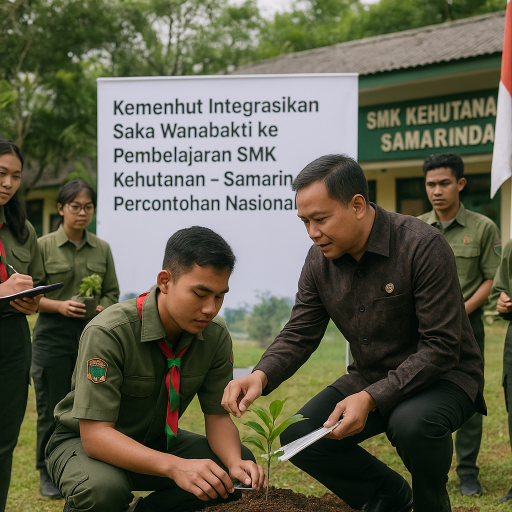 Kemenhut Integrasikan Saka Wanabakti ke Pembelajaran SMK Keh...
