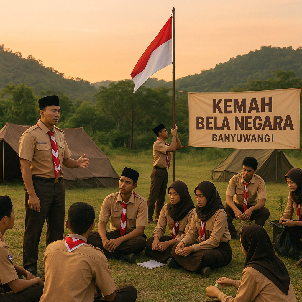 Kegiatan Kemah Bela Negara Pramuka Digelar di Banyuwangi, Aj...