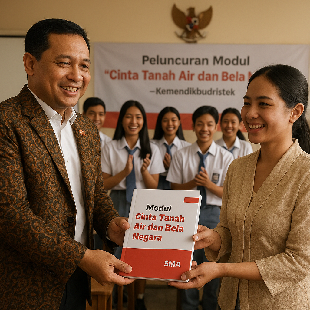Kemendikbudristek Rilis Modul Baru 'Cinta Tanah Air dan Bela...