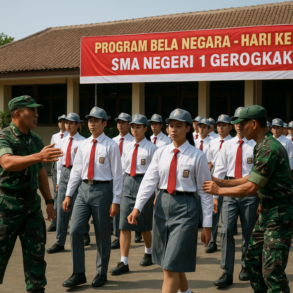 Hari Ke-4 Program Bela Negara: Koramil Gerokgak Fokuskan Pel...