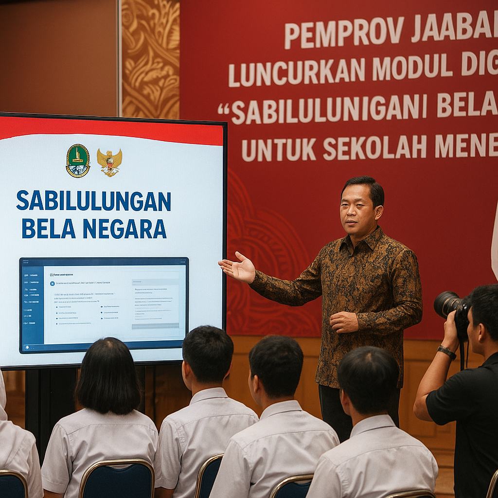 Pemprov Jabar Luncurkan Modul Digital 'Sabilulungan Bela Neg...