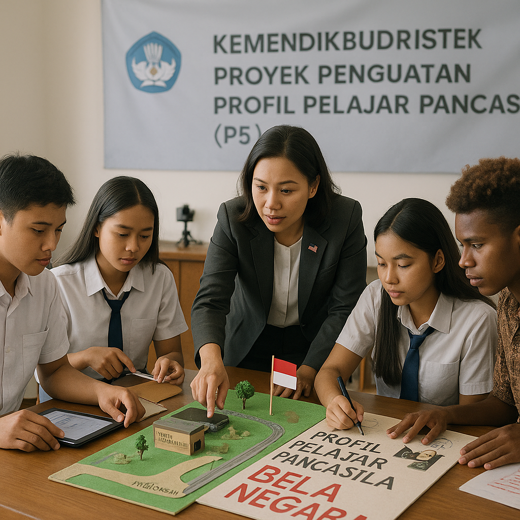 Kemendikbudristek Integrasikan Nilai Bela Negara dalam Proje...
