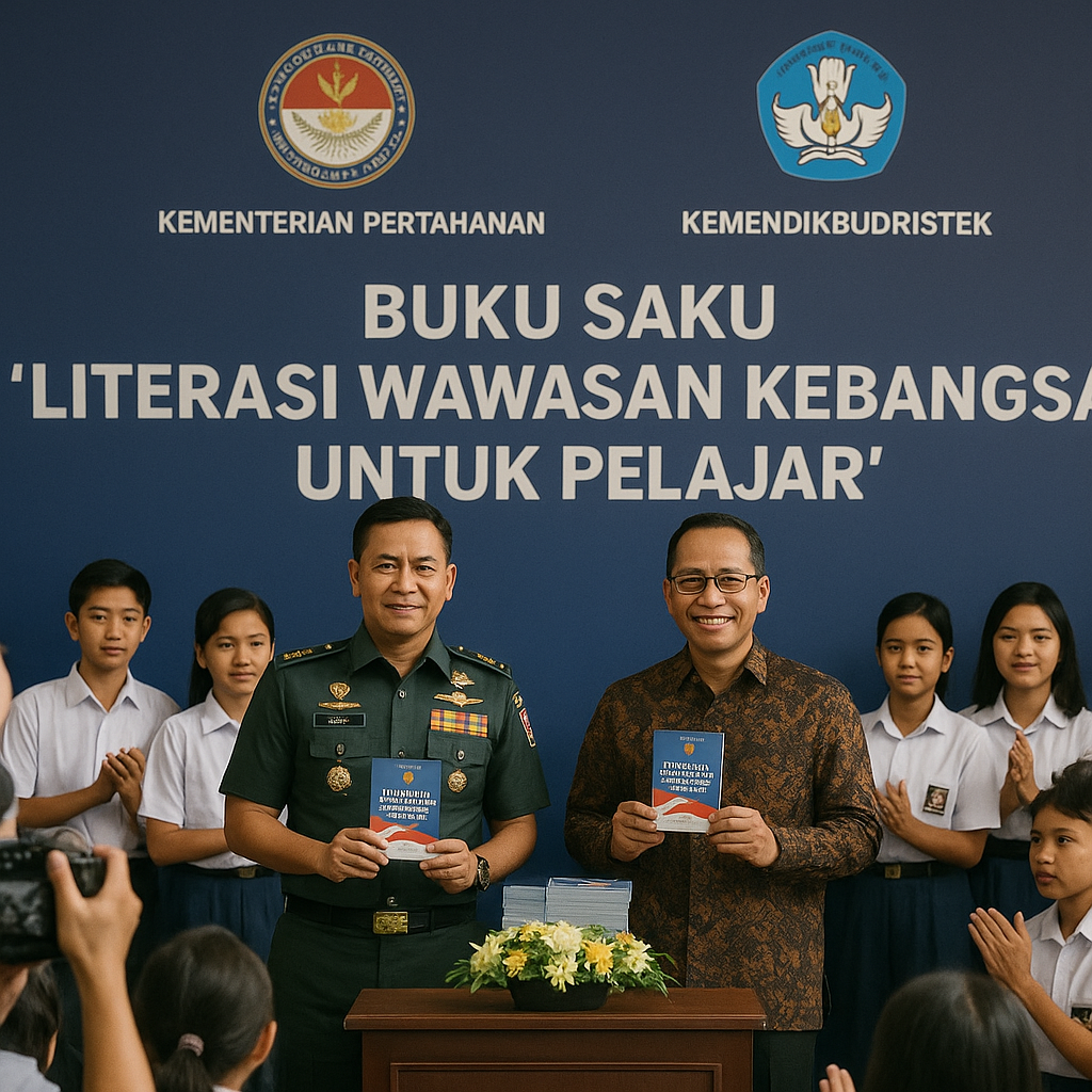 Buku Saku 'Literasi Wawasan Kebangsaan untuk Pelajar' Dilunc...
