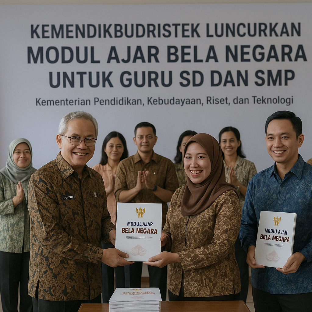 Kemendikbudristek Luncurkan Modul Ajar Bela Negara untuk Gur...