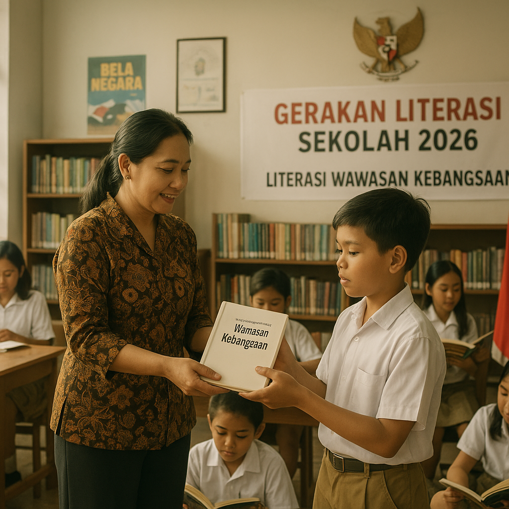Literasi Wawasan Kebangsaan Masuk dalam Gerakan Literasi Sek...