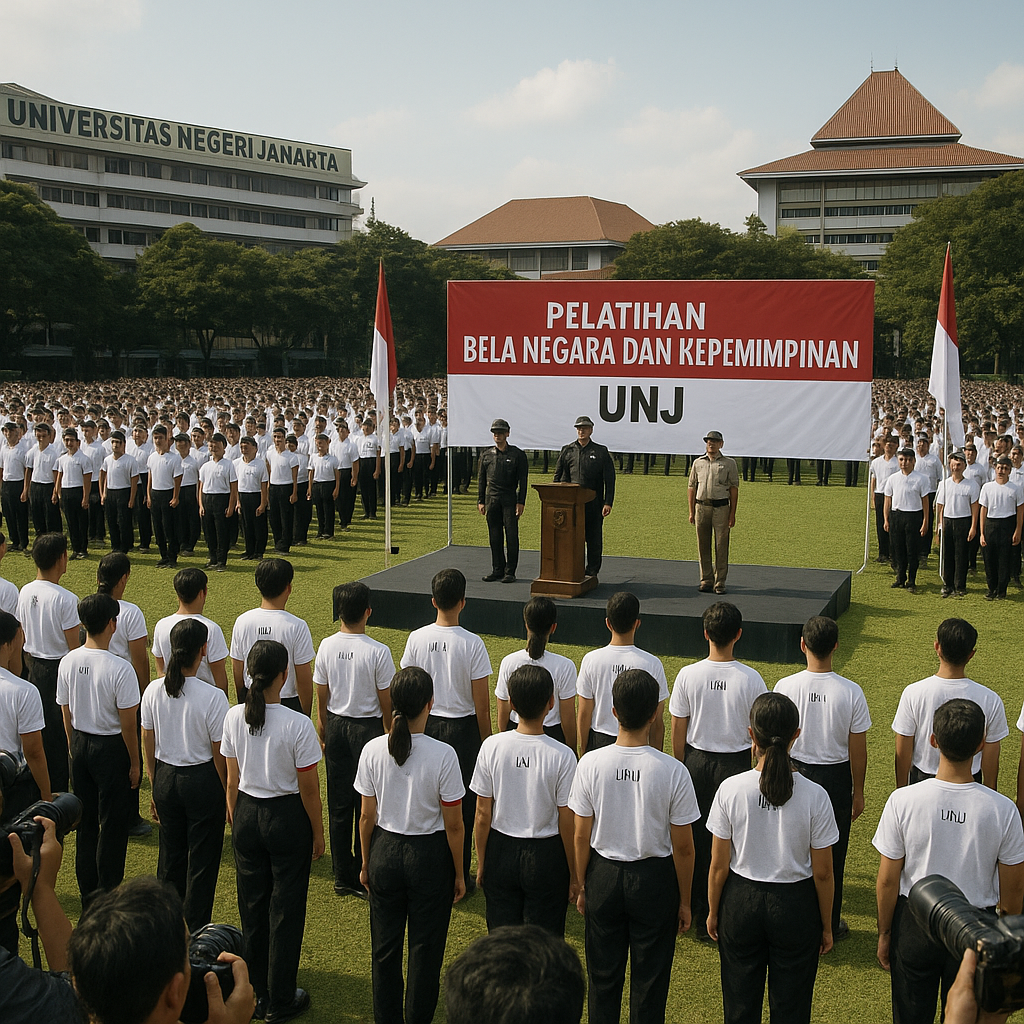 Ratusan Mahasiswa Ikuti Pelatihan Bela Negara dan Kepemimpin...
